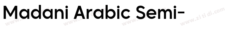 Madani Arabic Semi字体转换